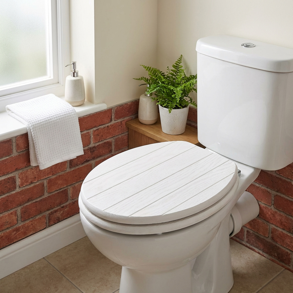 Kingsbury Toilet Seat - White Image 4