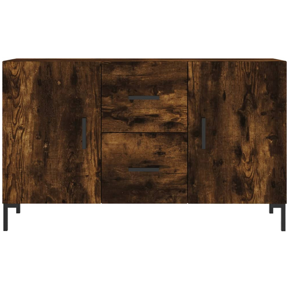 vidaXL 2 Door 2 Drawer Brown Sideboard Image 6