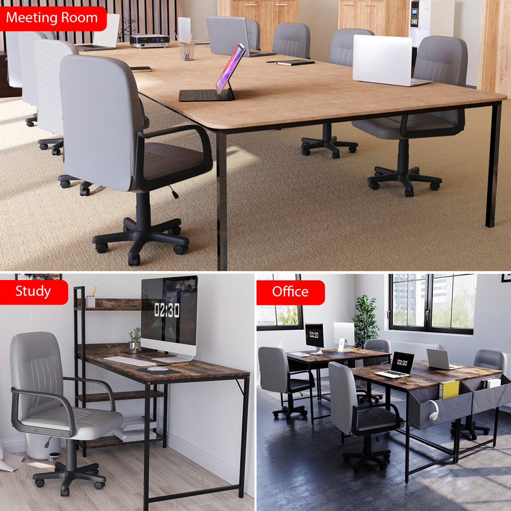 Vida Designs Morton Grey Office Chair Image 4