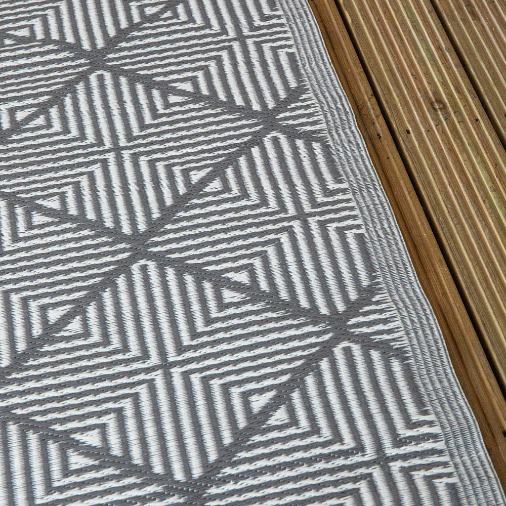 Samuel Alexander Alexandria Grey Alfresco Patio Rug Mat 1.5 x 2.1m Image 8