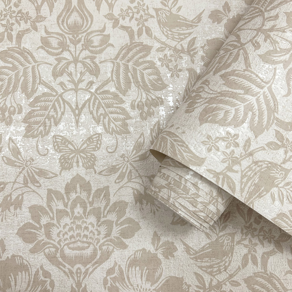 Holden Decor Hawthorn Meadow Neutral Wallpaper Image 2