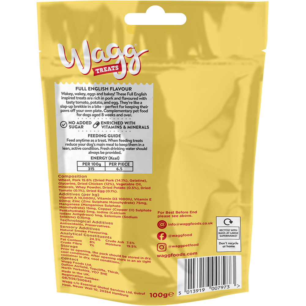 Wagg Chews Sausage Roll Dog Treats Image 2