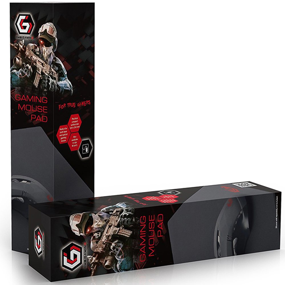 Gembird Black Medium Heavy Duty Gaming Mouse Pad Image 2