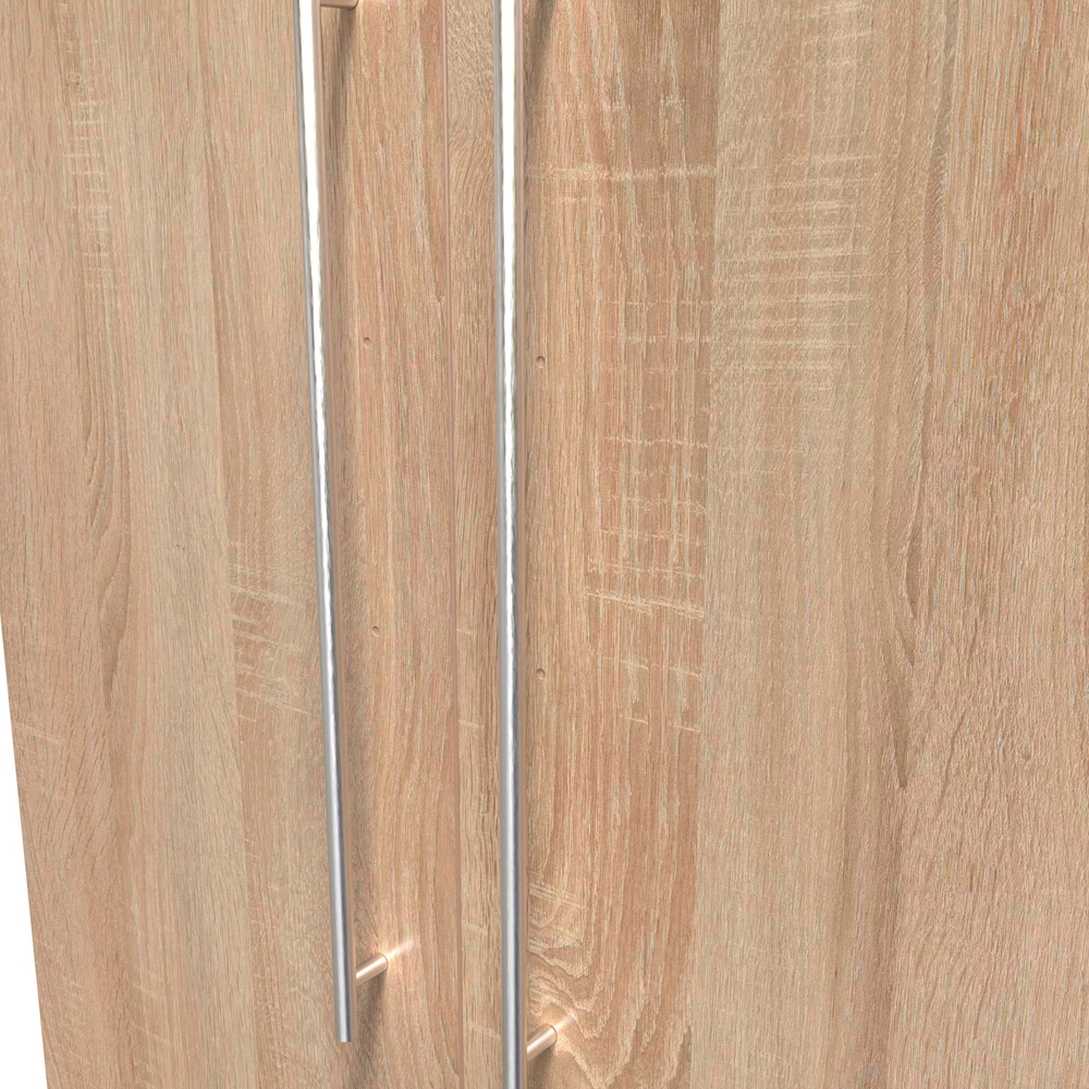 Crowndale Sherwood 2 Door Bardolino Oak Double Wardrobe Image 5