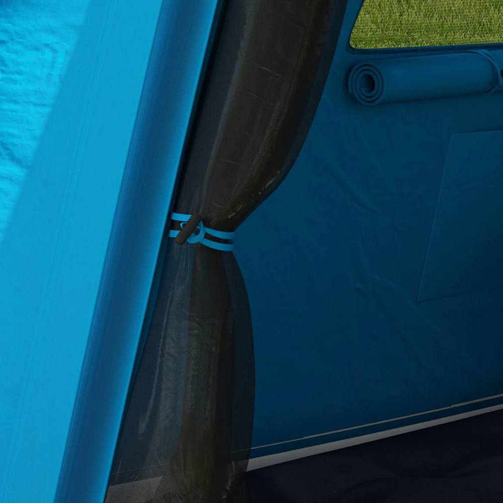 Outsunny 2 Person Easy Setup Inflatable Camping Tent with Pump Light Blue Image 3