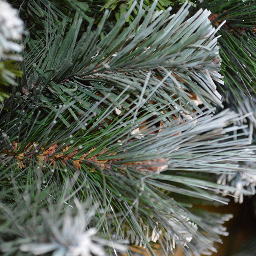 Samuel Alexander Frosted Glacier Snow Tipped Christmas Wreath with Pinecones 60cm Image 5