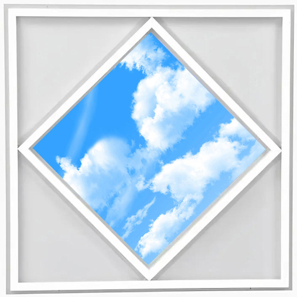 ENER-J 70W 6500K Cool White Diamond Sky and Cloud Ceiling LED Panel Light 600 x 600mm Image 3