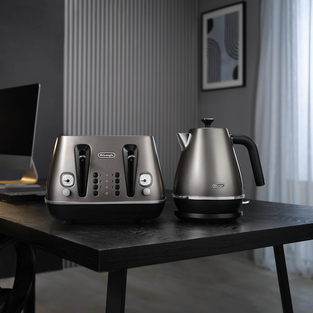 De'Longhi DL4314 Stainless Steel Distinta X 4 Slice Toaster Image 8