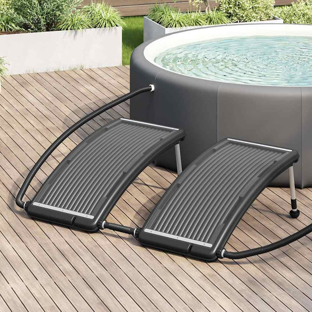 Walplus Black Solar Pool Heating Panel Set of 2  Image 2