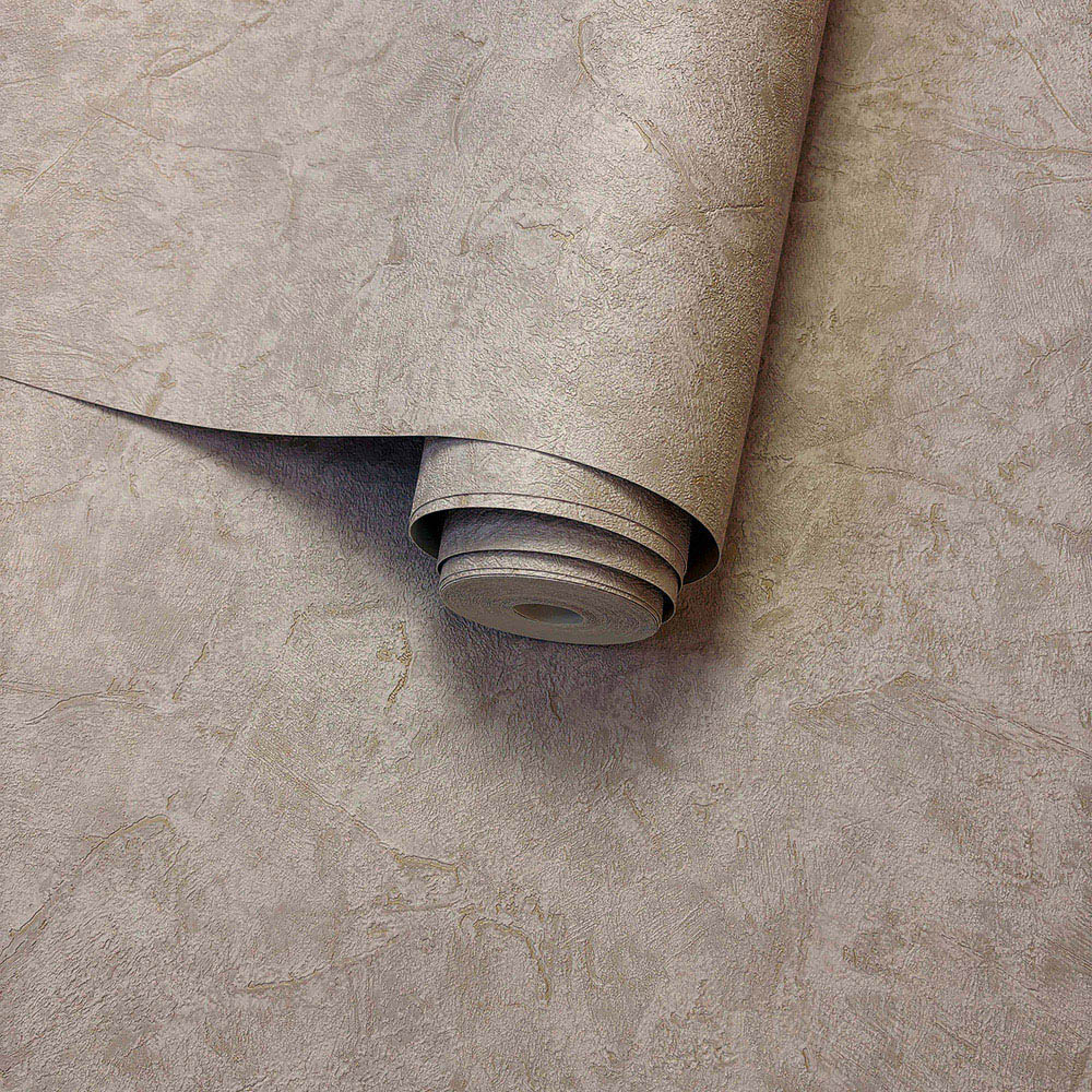 Rasch Wallpaper Albero Texture Mocha Vinyl Wallpaper Image 2