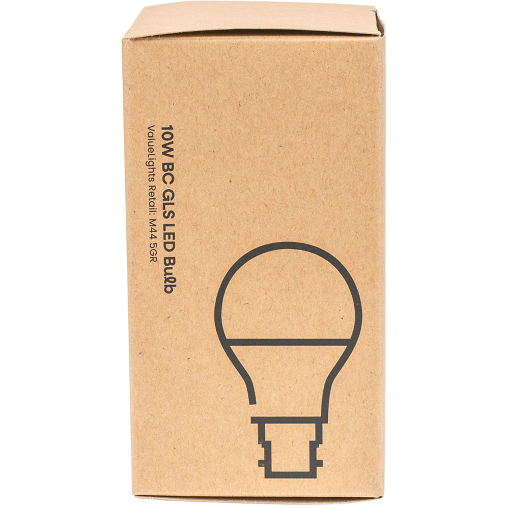ValueLights 10 Pack B22 LED 10W Warm White 3000K Light Bulbs Image 5