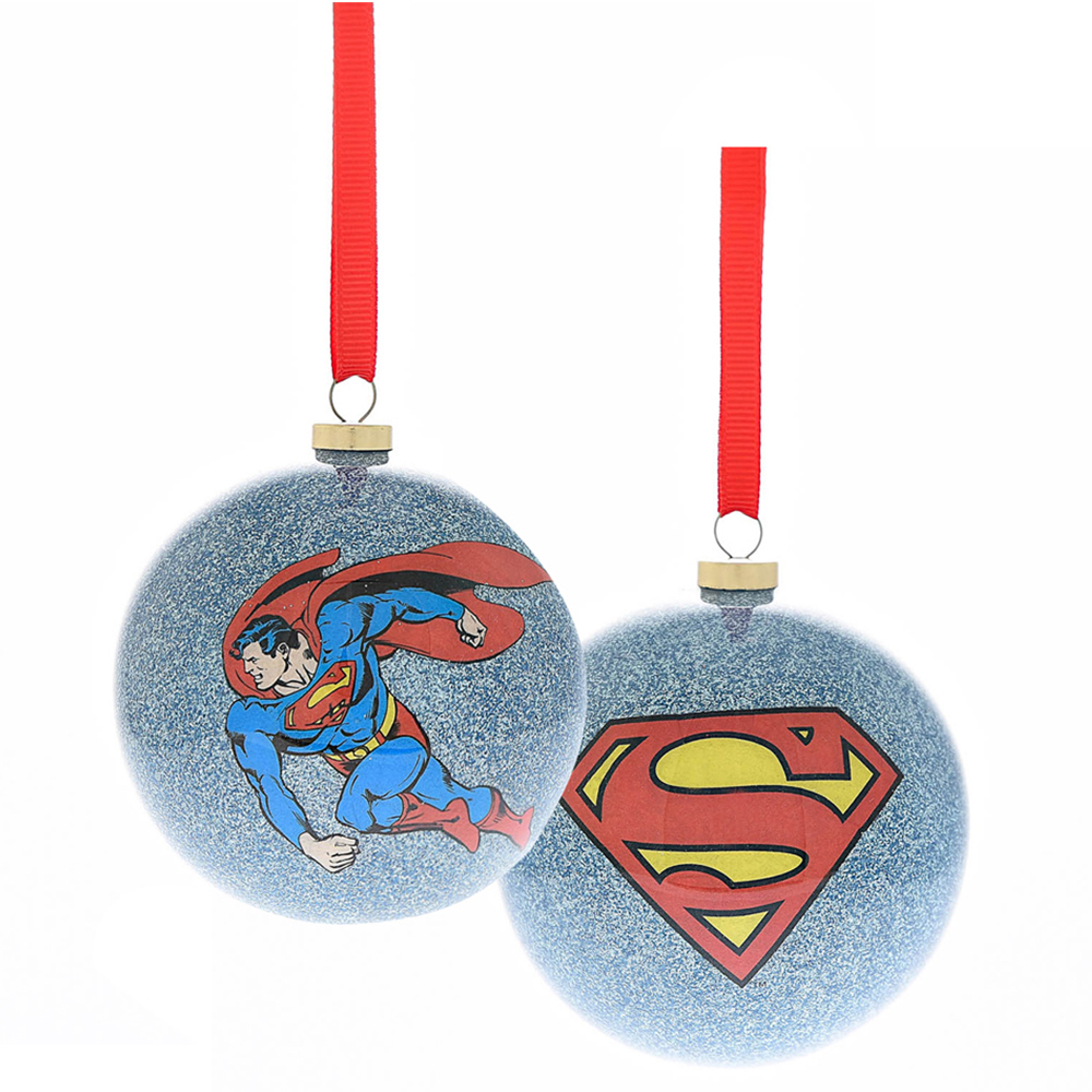 DC Comic Heroes Christmas Baubles 12 Pack Image 4
