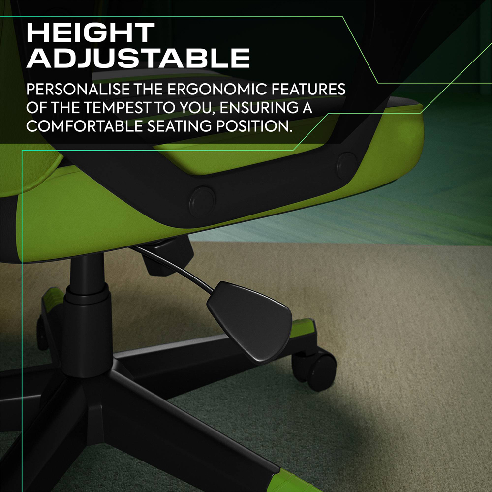 X Rocker Tempest Green Office Gaming Chair Image 5