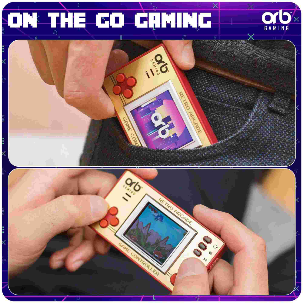 Thumbs Up Orb 150 Games Gold Retro Mini Handheld Gaming Console Image 7