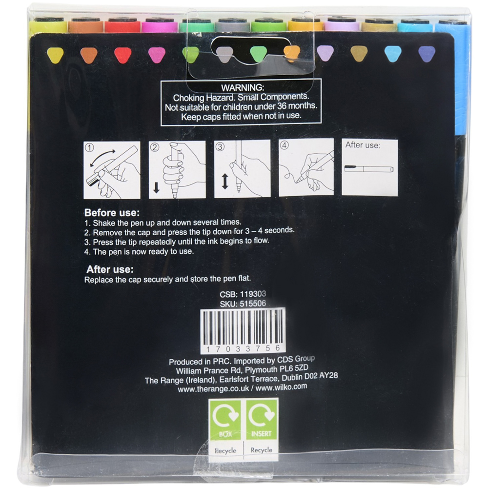 Pack of 12 Outline Markers Image 3