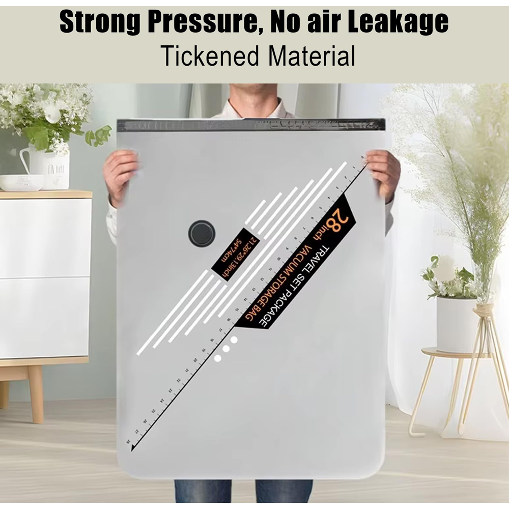 ATEK Travel Vacuum Storage Bag with Rechargeable Pump 20 Pack Image 6
