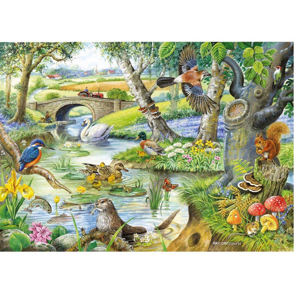 The House of Puzzles Tales Of The River 500 Piece Jigsaw Puzzle Image