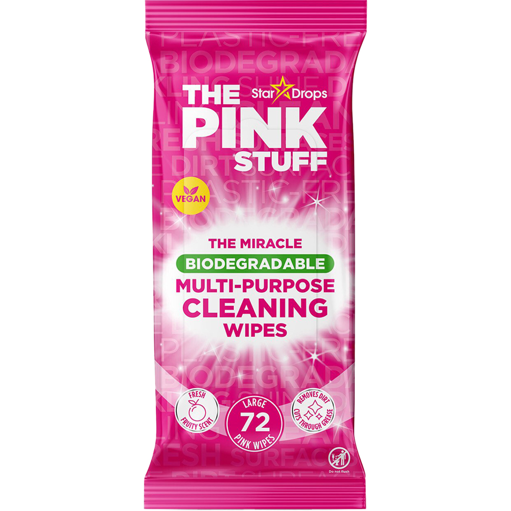 Pack of 72 The Pink Stuff Multipurpose Wipes Image