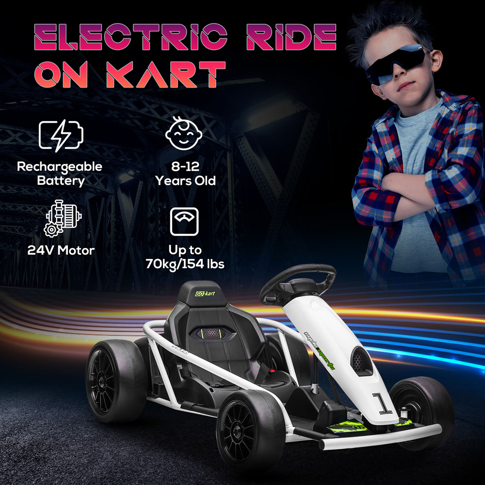 Tommy Toys Kids Electric Go Kart with Music and Slow Start Image 4