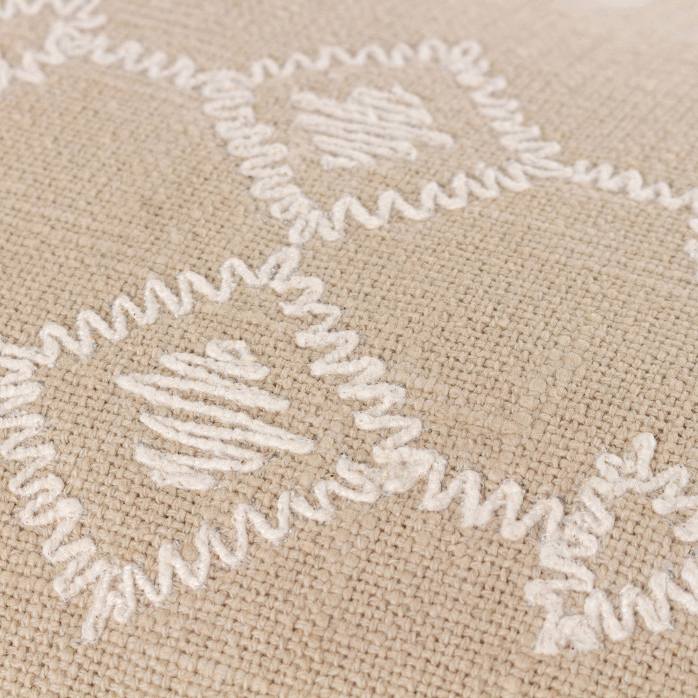Yard Folis Stone Embroidered Cushion Image 5