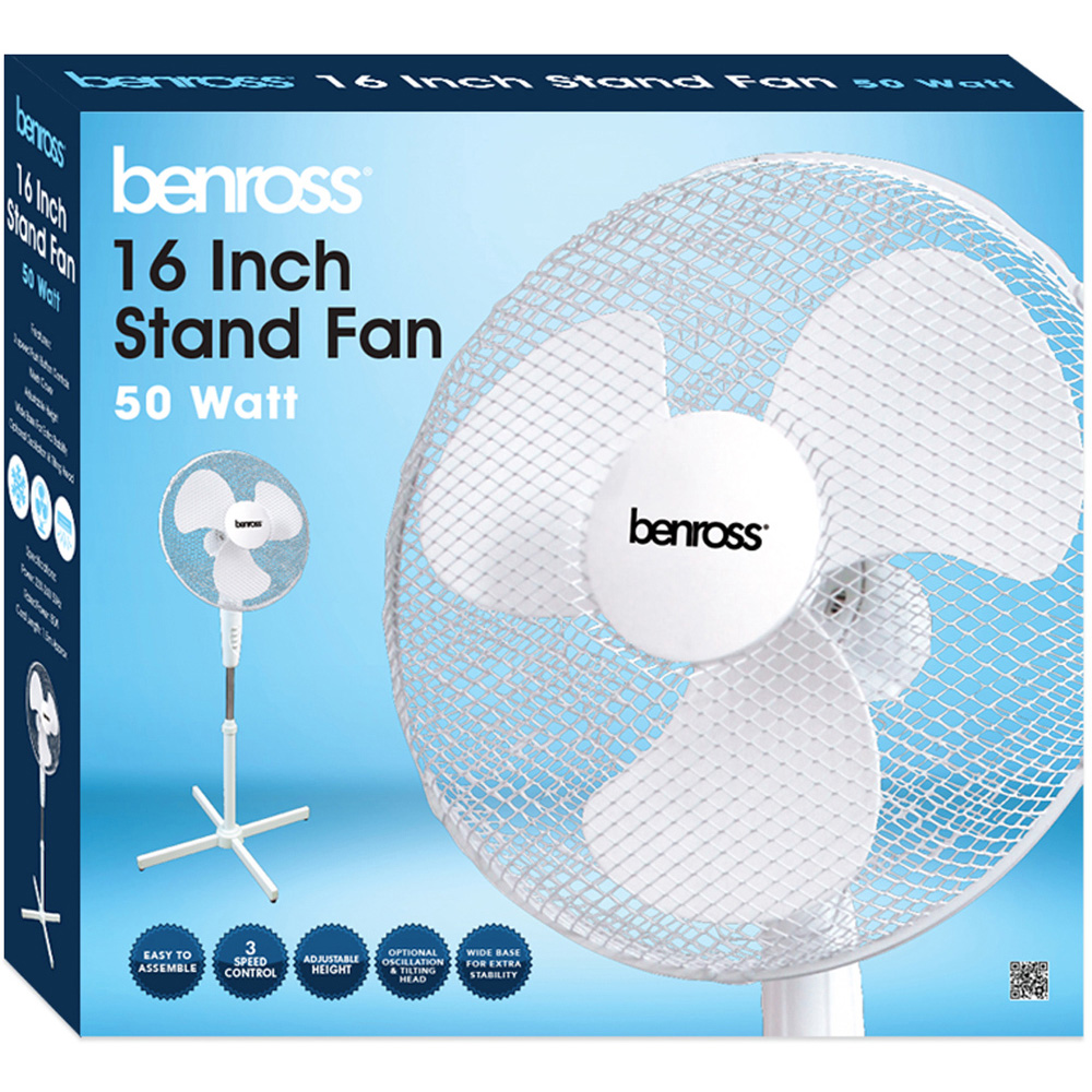 Benross Oscillating Stand Fan 16 inch Image 7