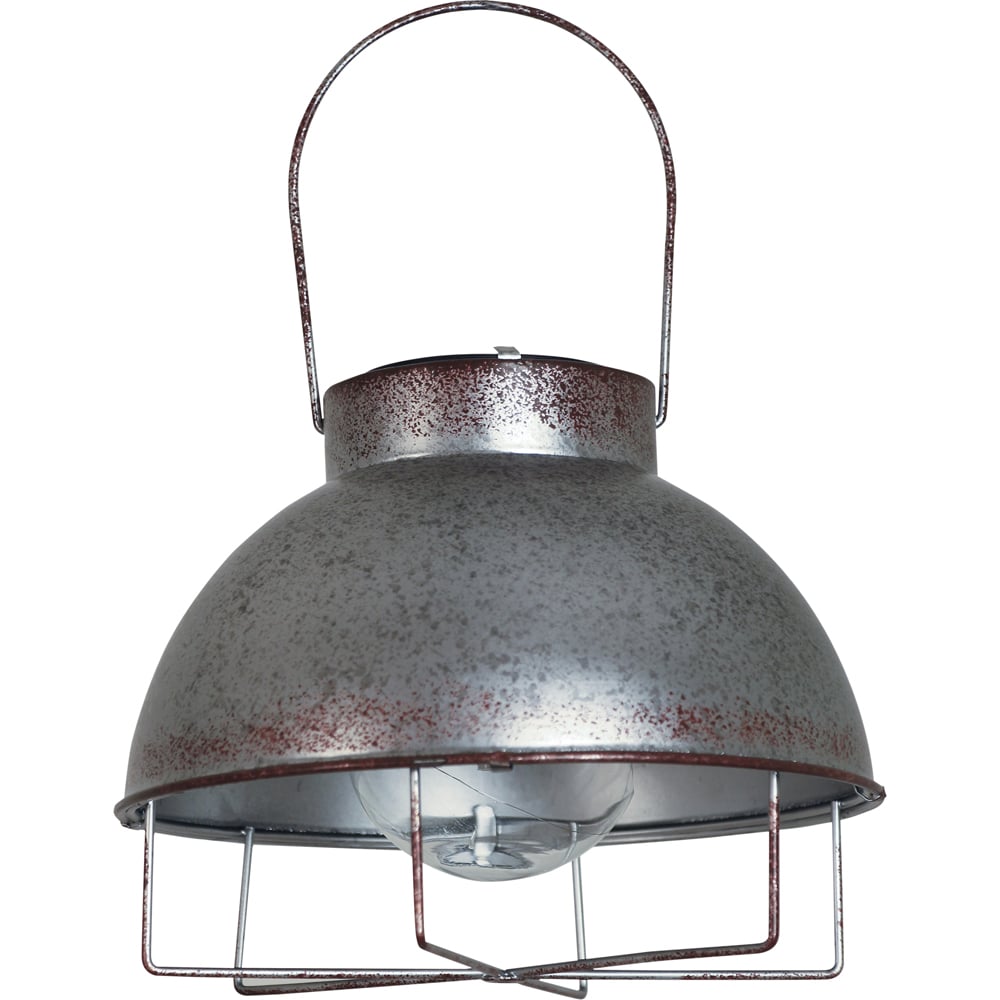 Luxform Pittsburgh Solar Powered Steel Wire Hanging Lantern Image 1