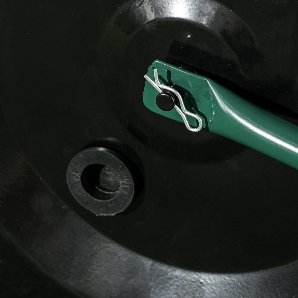 Outsunny Green Fillable Steel Lawn Roller 50cm Image 3