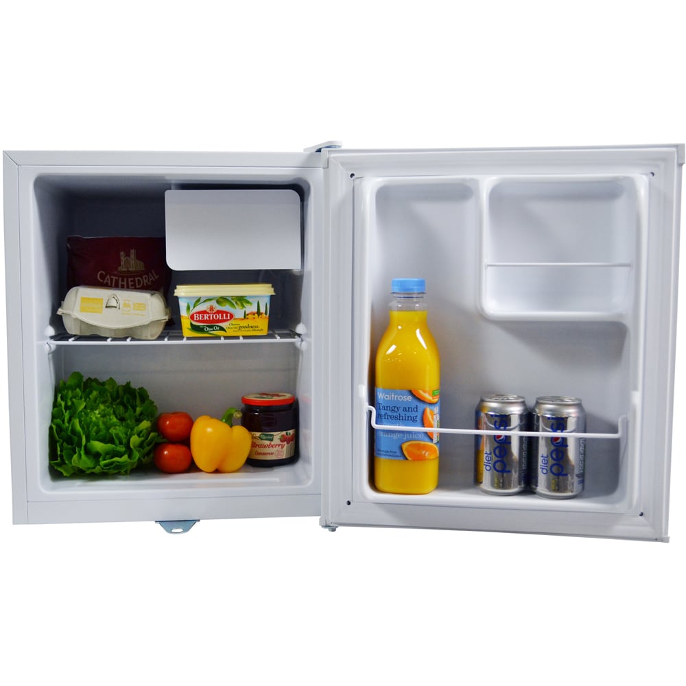 Igenix White 47L Table Top Fridge with Lock Image 5