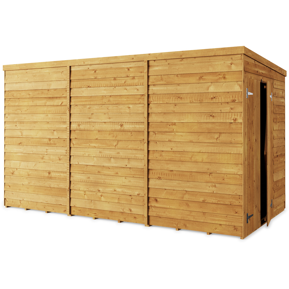 StoreMore 12 x 6ft Double Door Overlap Pent Shed Image 2