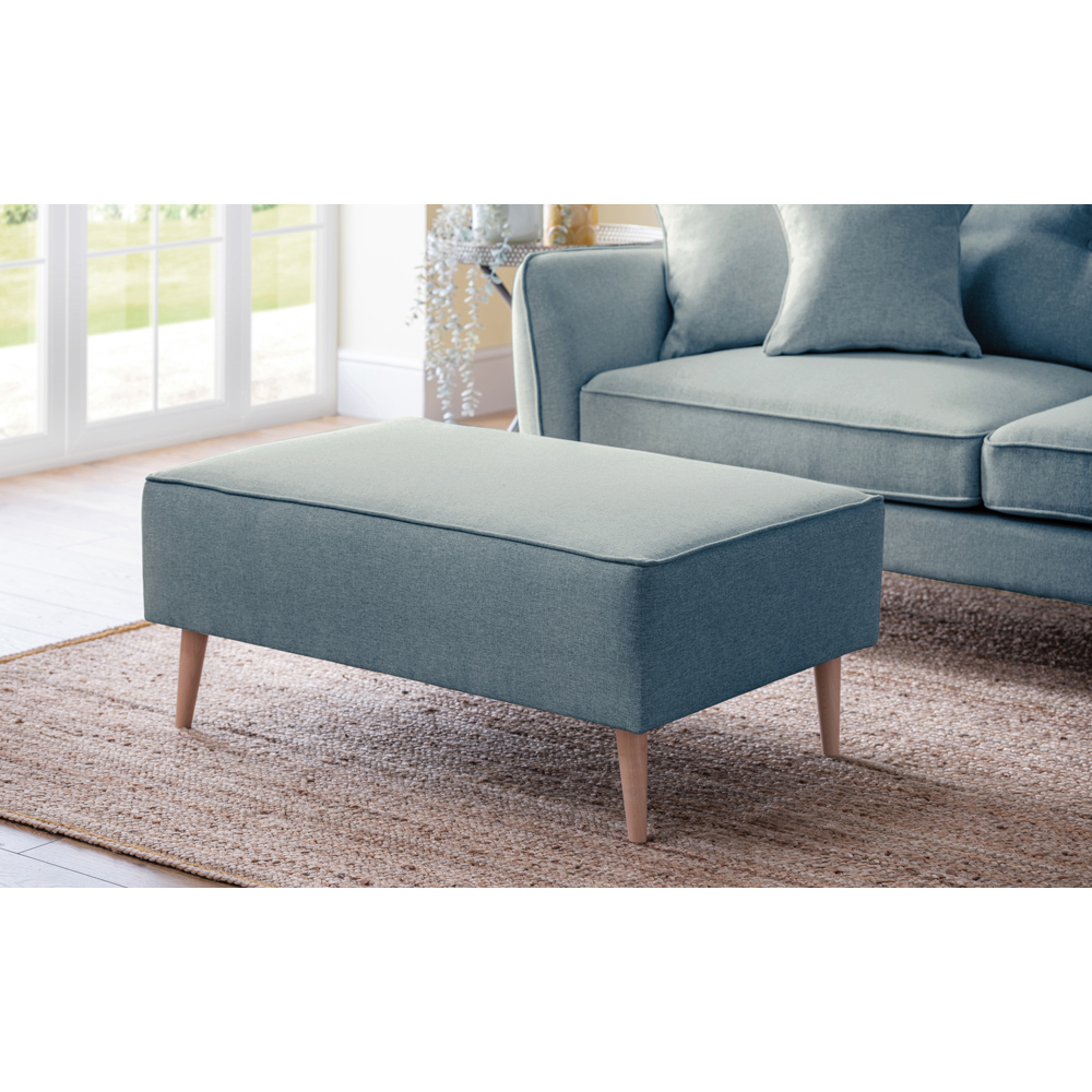 Opry Faro Denim Footstool Image 5