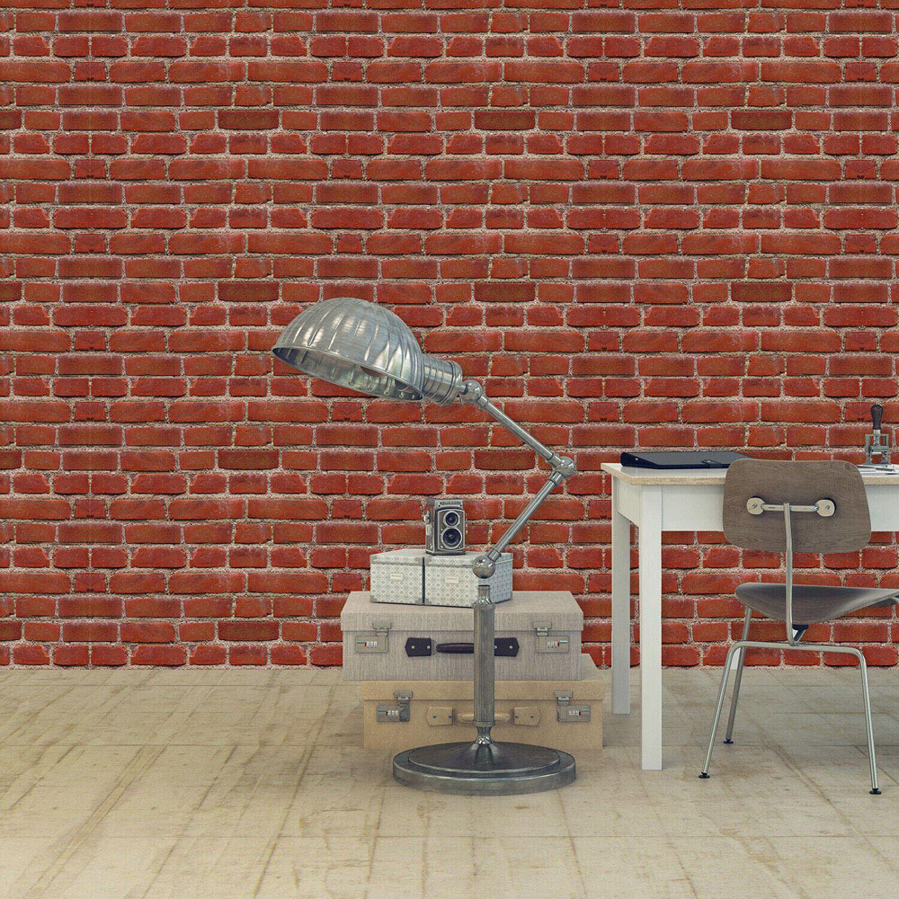 Walplus Flexiplus Vintage Brick Mural Sticker Image 1