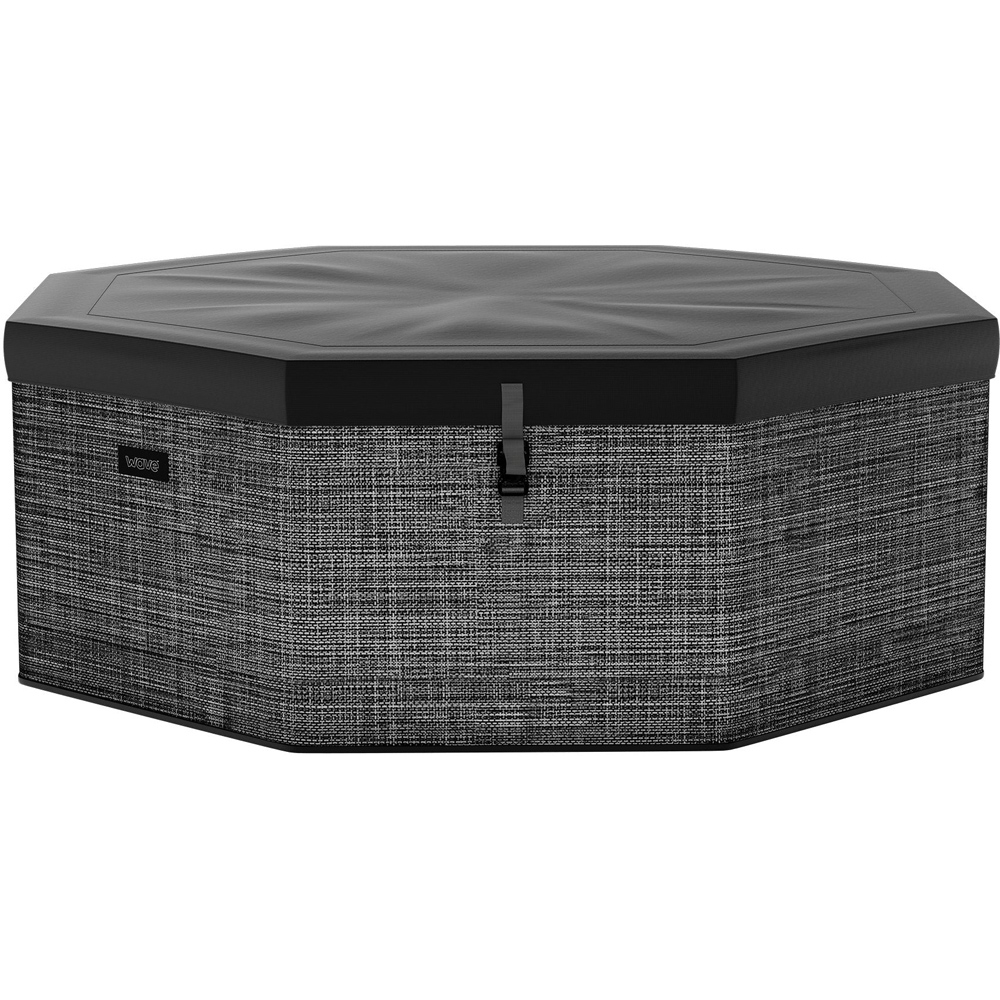 Wave Como 6 Person Octagon Flint Rattan Hot Tub Spa Image 3