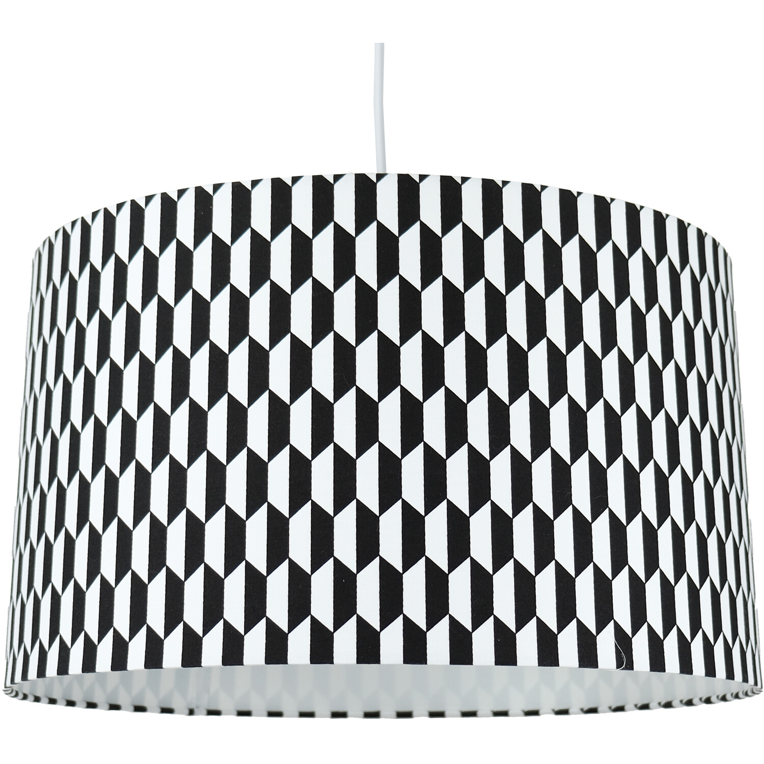Kavi Geometric Shade Black and White Image 7