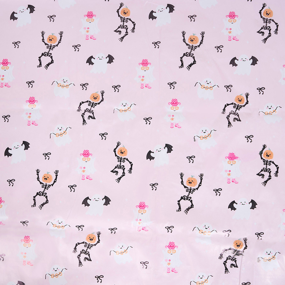 Halloween Print Tablecloth Pink Image 4