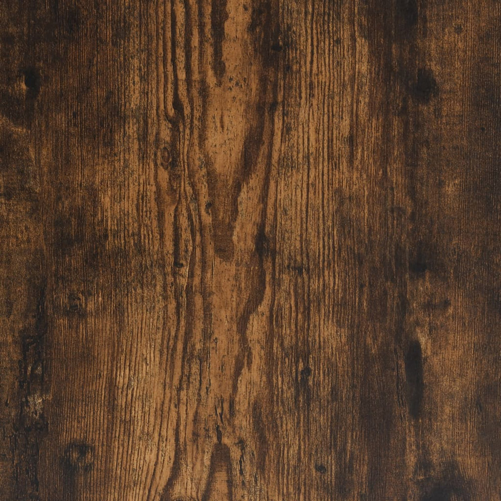 vidaXL Single Door Smoked Oak Side Cabinet Image 9