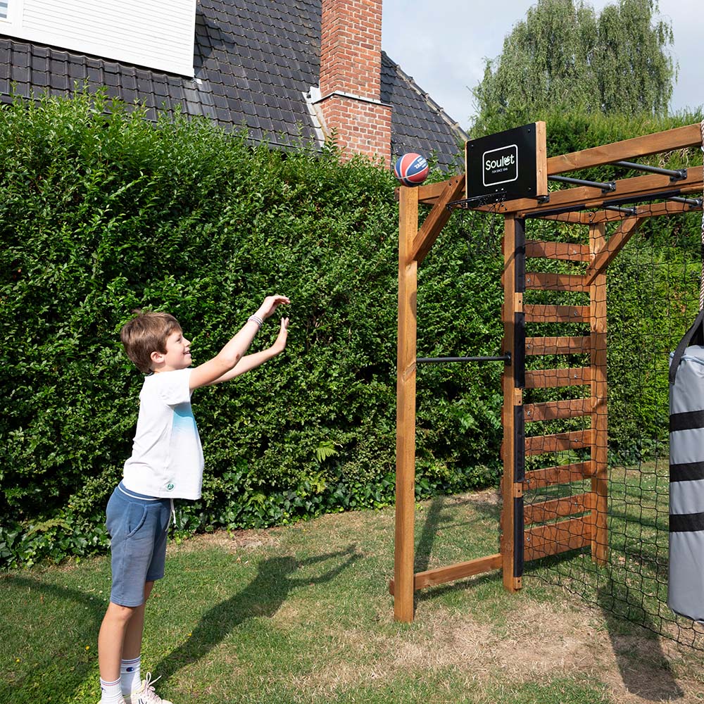 Soulet Odin Kids Wooden Climbing Football and Boxing Centre Image 8