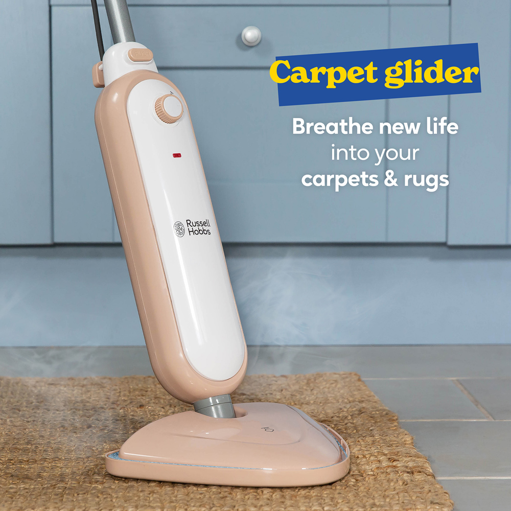 Russell Hobbs Blush Pink Steam and Clean Mop Image 7