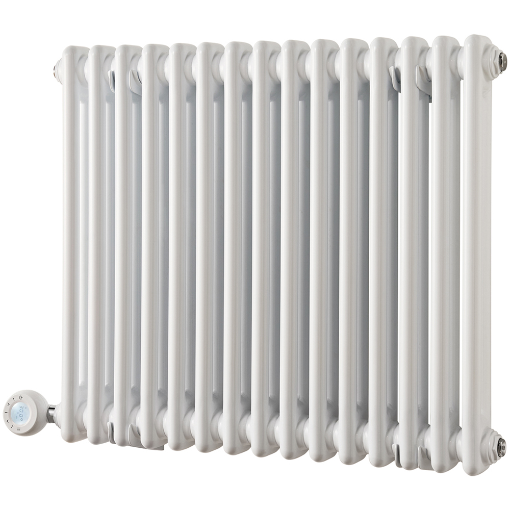 Eden Arcadia 2047 BTU White Electric Column Radiator 600W 600 x 660mm Image 1