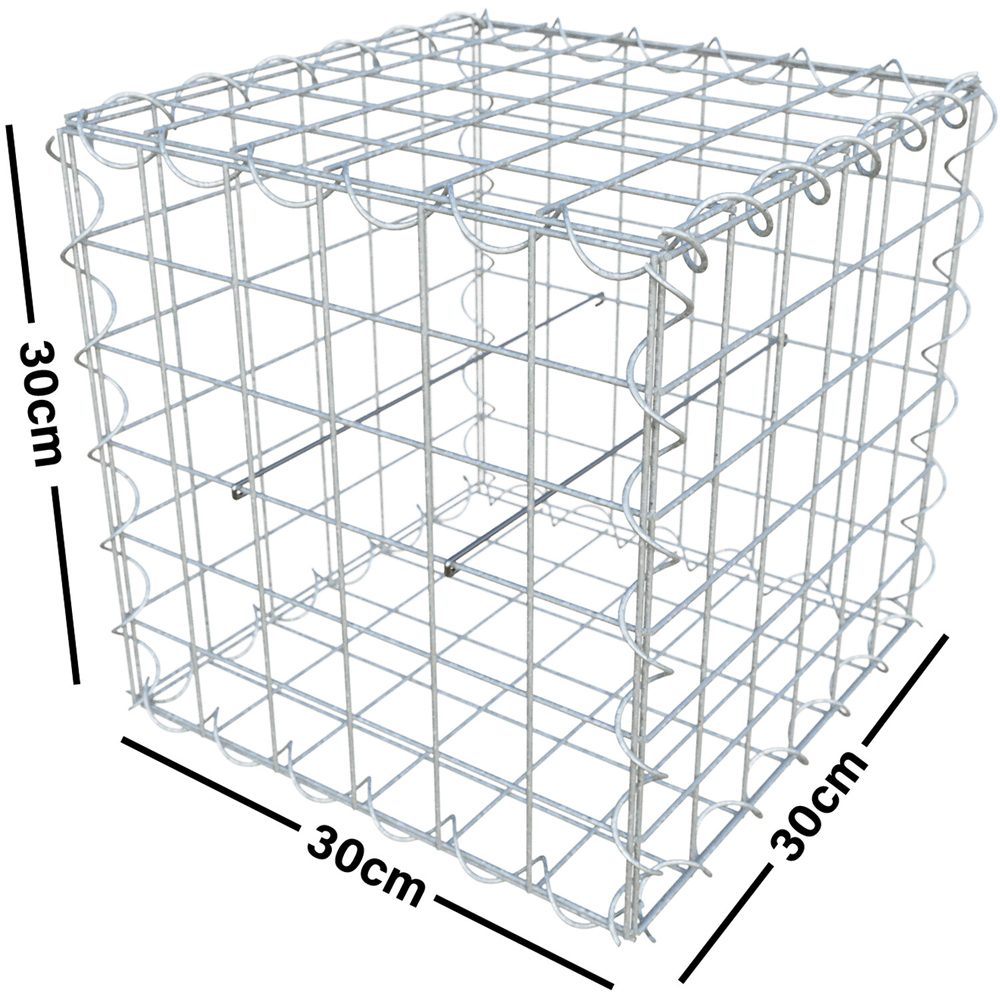Galvanised Wire Mesh Gabion Cube Image 7