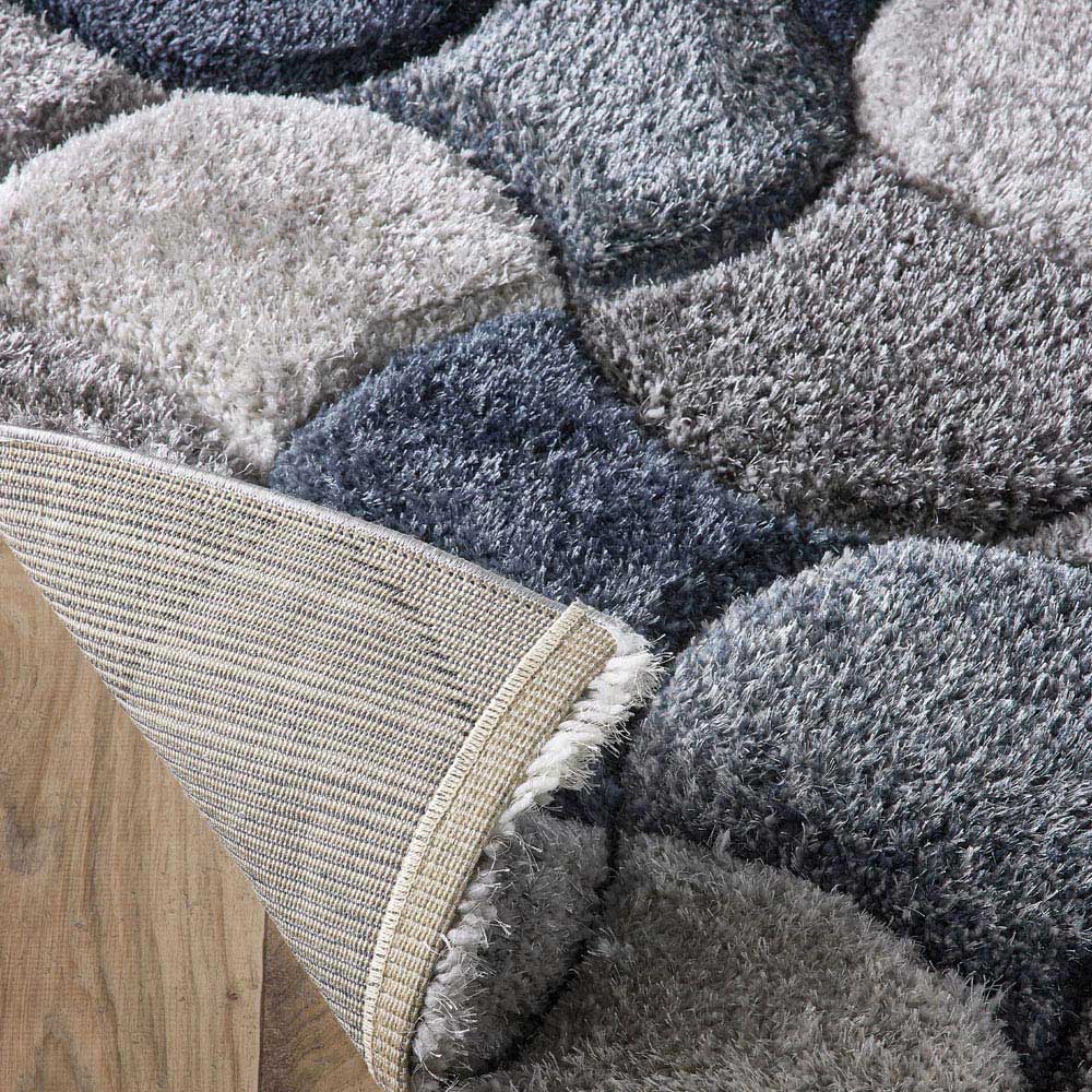 Origins 3D Scallop Navy Rug 80 x 150cm Image 3