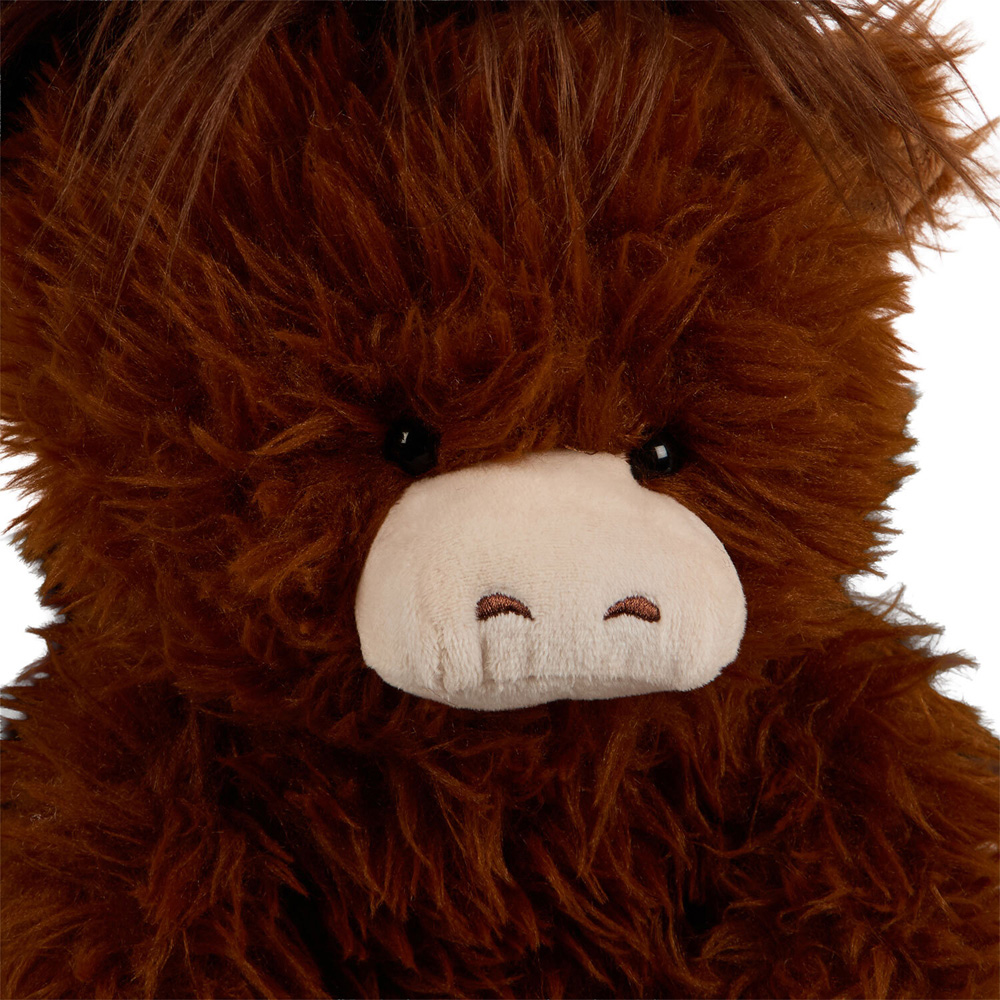 Highland Cow Witch Plush Toy Brown Image 4