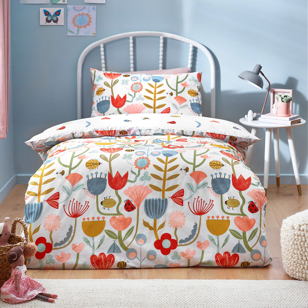 little furn. Little Nature Double Floral Duvet Cover Set Image 4