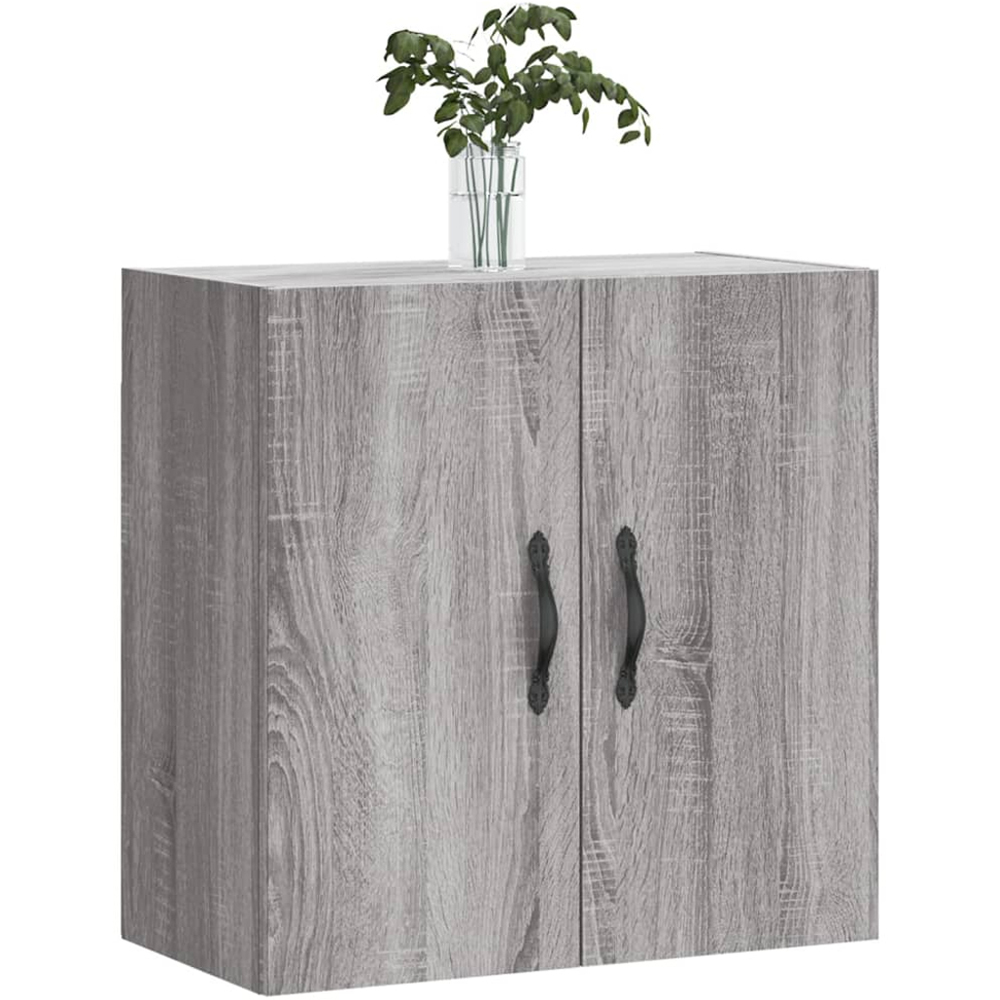 vidaXL 2 Door Grey Sonoma Oak Wall Cabinet Image 3