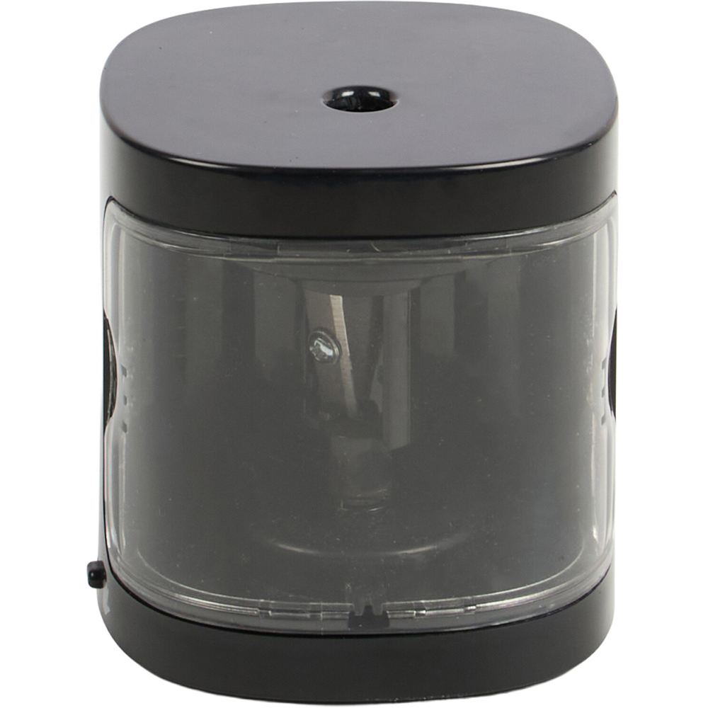 Battery-Operated Pencil Sharpener Black Image 3