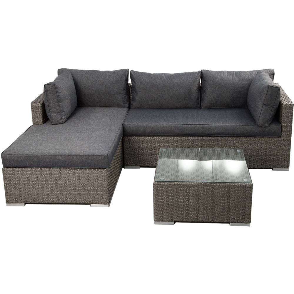 Furniture One 4 Seater L Shaped Garden Corner Lounge Set Image 3