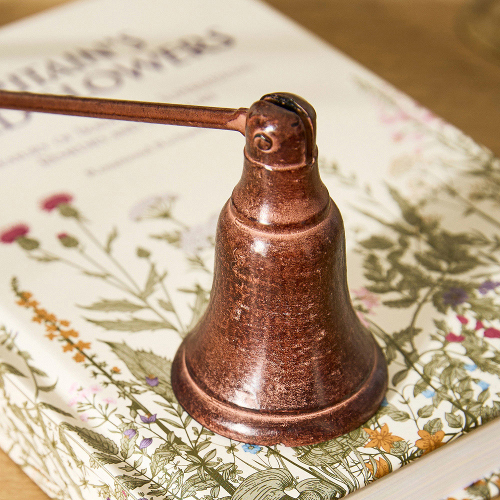 Dibor Antique Brown Cast Iron Candle Snuffer Image 4