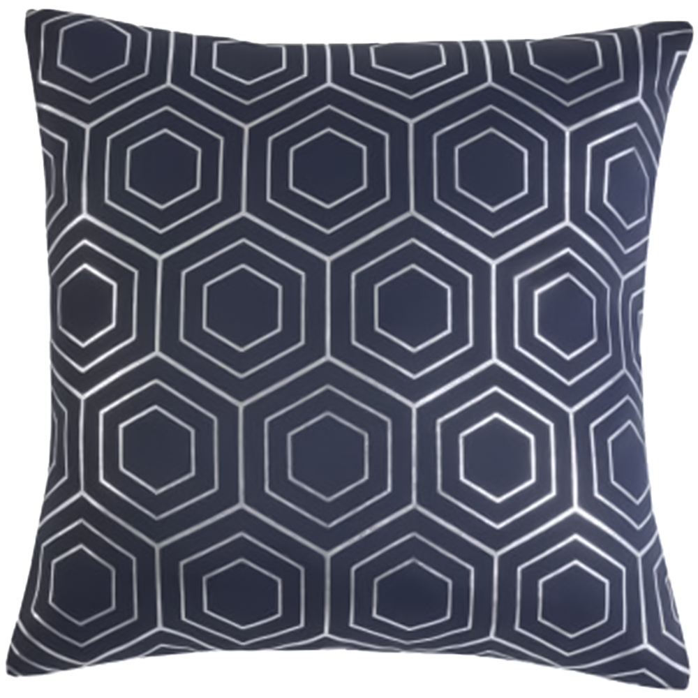 Serene Element Navy Cushion Cover 43 x 43cm Image