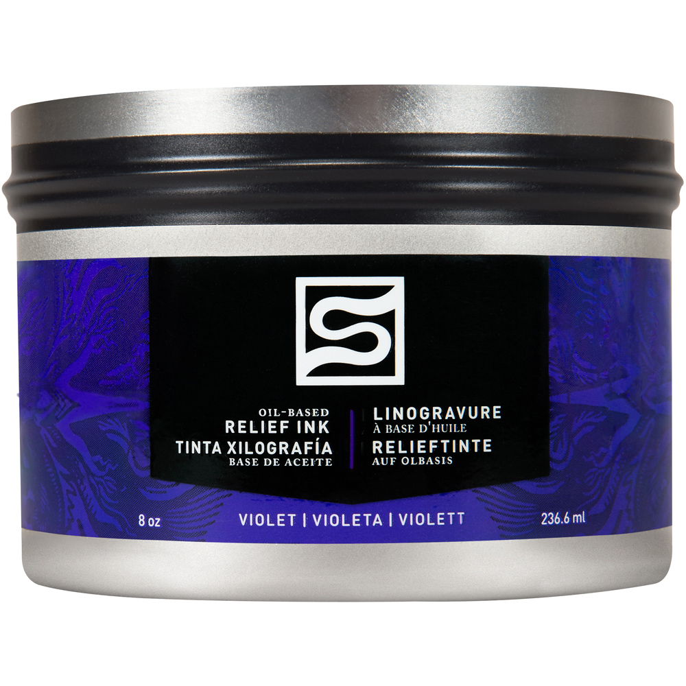 Speedball Violet Oil Relief Ink 236.5ml Image