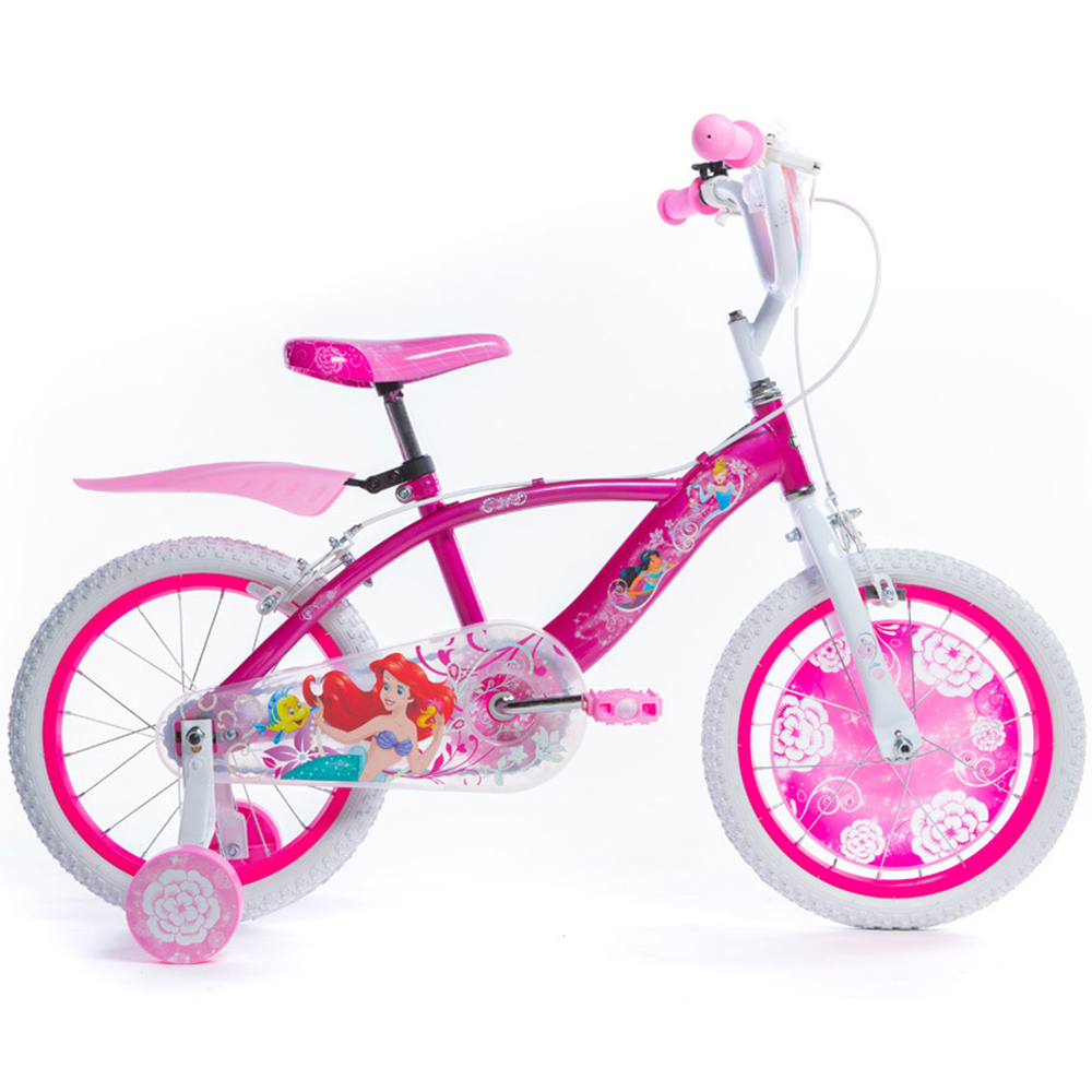 Huffy Disney 16 inch Pink and White Princess Children's Bike Image 2