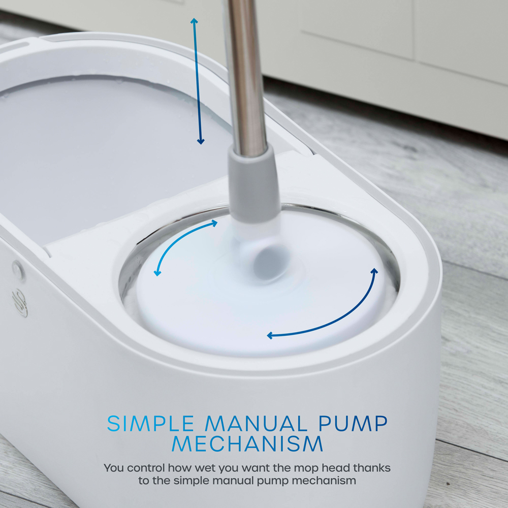Swan Elevate Spin Mop and Bucket Set Image 4